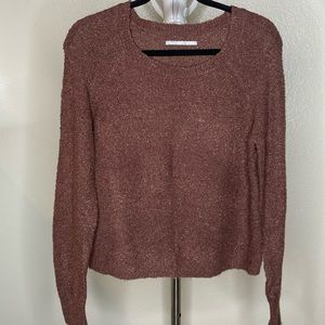 KNITTED BURGUNDY SWEATER